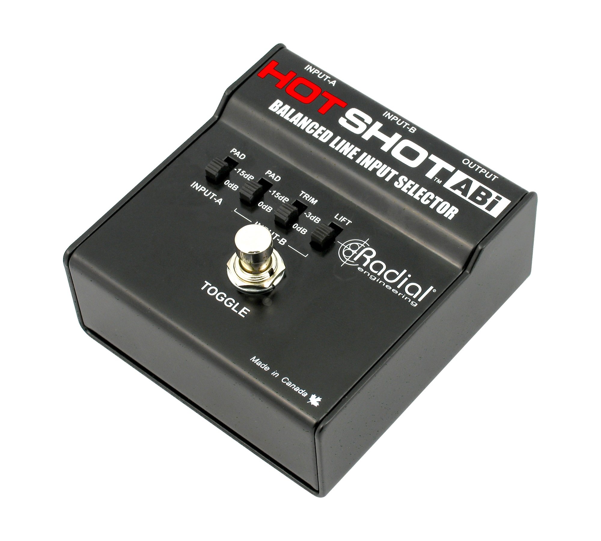 Radial Engineering HotShot ABi Latching Footswitch, Toggles Two
