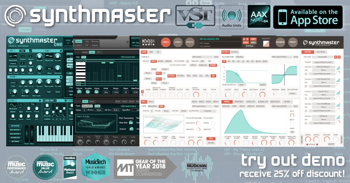 KV331 SynthMaster 2.9.9 Crack + Torrent [Latest] Download