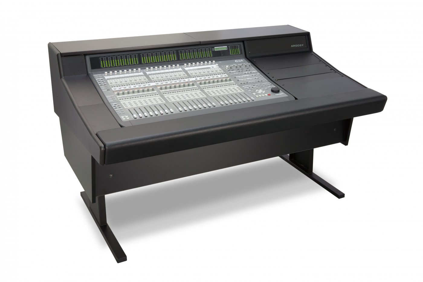 Argosy 70 Nc24 R B B Desk For Digidesign C 24 Black Trim Panel