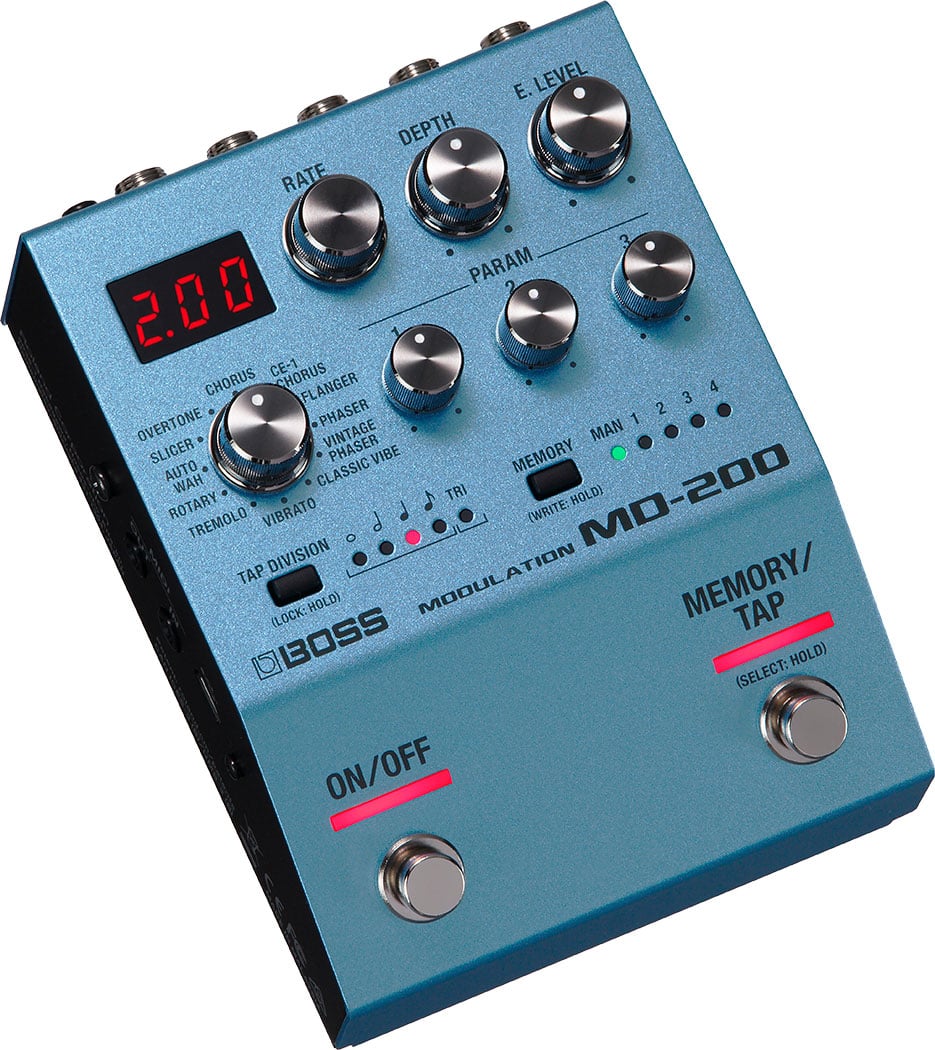 for mig artilleri genetisk Boss MD-200 Modulation Pedal With 12 Modes, Stereo I/O, Analog Dry-through  And On-board Memory | Full Compass Systems