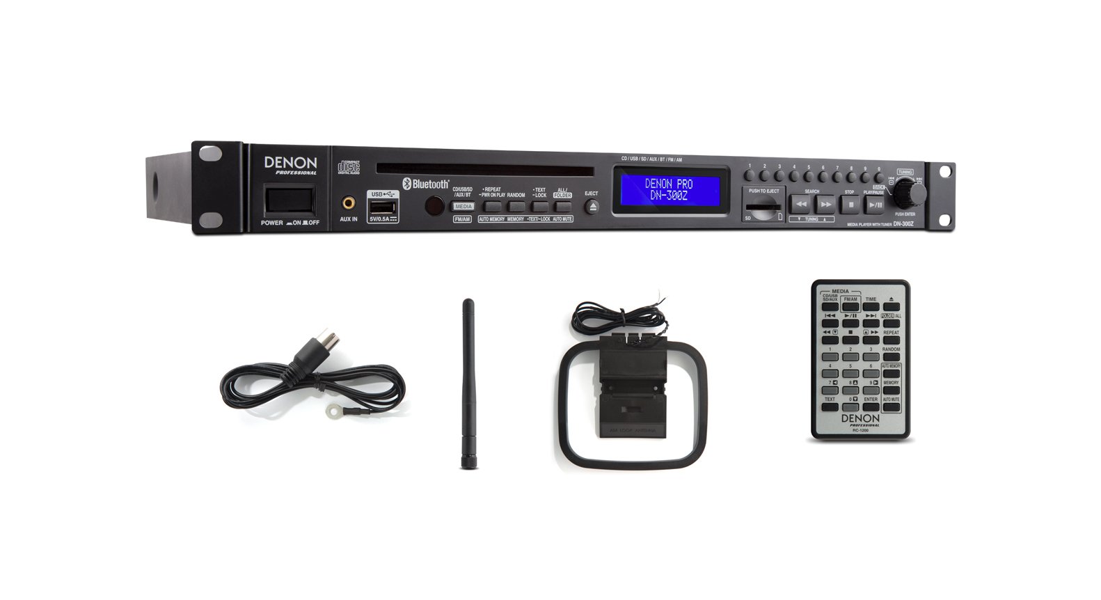 Professional DN-300Z CD/Media Player Bluetooth®/USB/SD/Aux And Tuner | Full Compass Systems