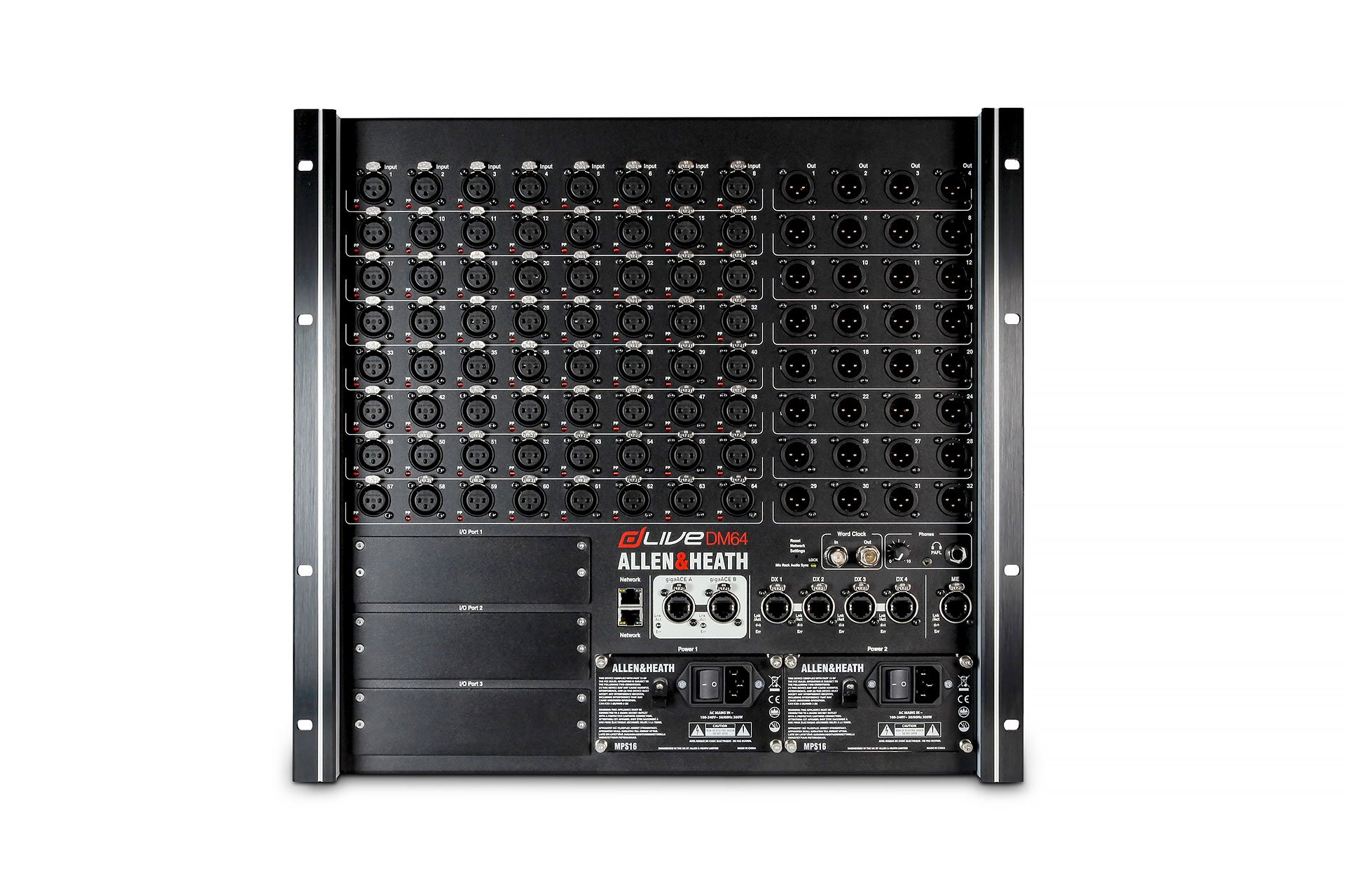 Allen Heath Dm 64 S Class Mixrack 64 Input 32 Output Full Compass Systems