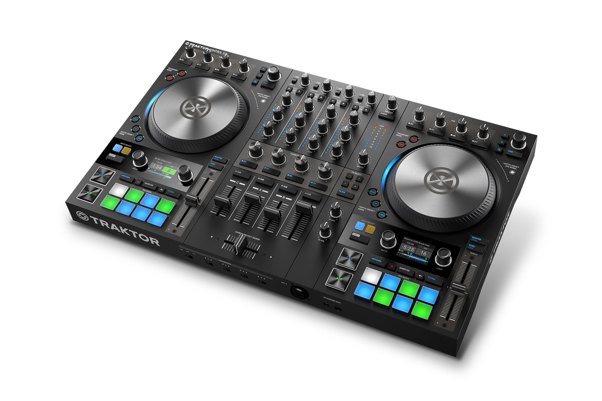 Native Instruments TRAKTOR-KONTROL-S4-3 4-Channel DJ Controller With Haptic  Drive