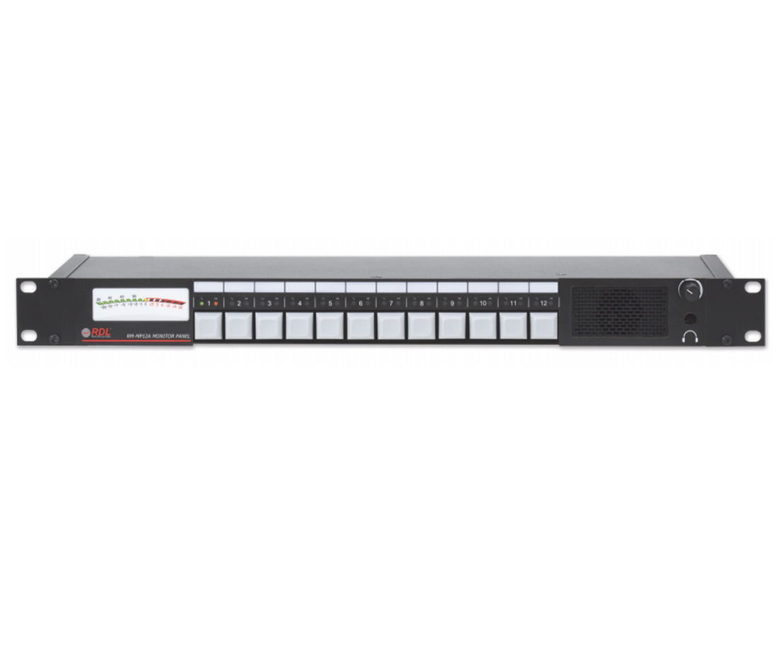 Rdl Rm Mp12a Audio Monitor Panel 12 Line Or Speaker Inputs Rdl Rm Mp12a Audio Monitor Panel 12 Line Or Speaker Inputs