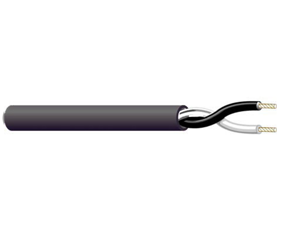 West Penn 227BK1000 1000' 12AWG 2-Conductor Stranded Raw West Penn 227BK1000 1000' 12AWG 2-Conductor Stranded Raw