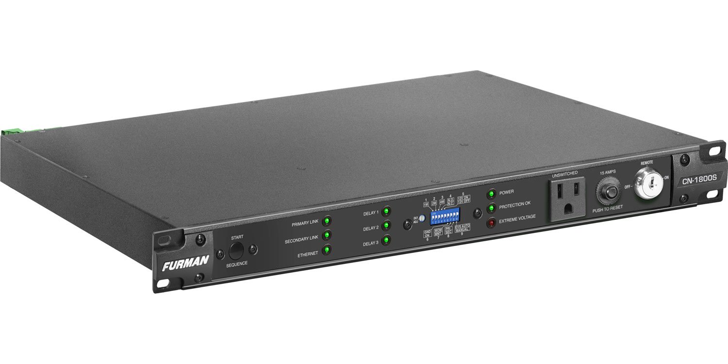 Furman CN-1800S  15A Smart Sequencing Power Conditioner 