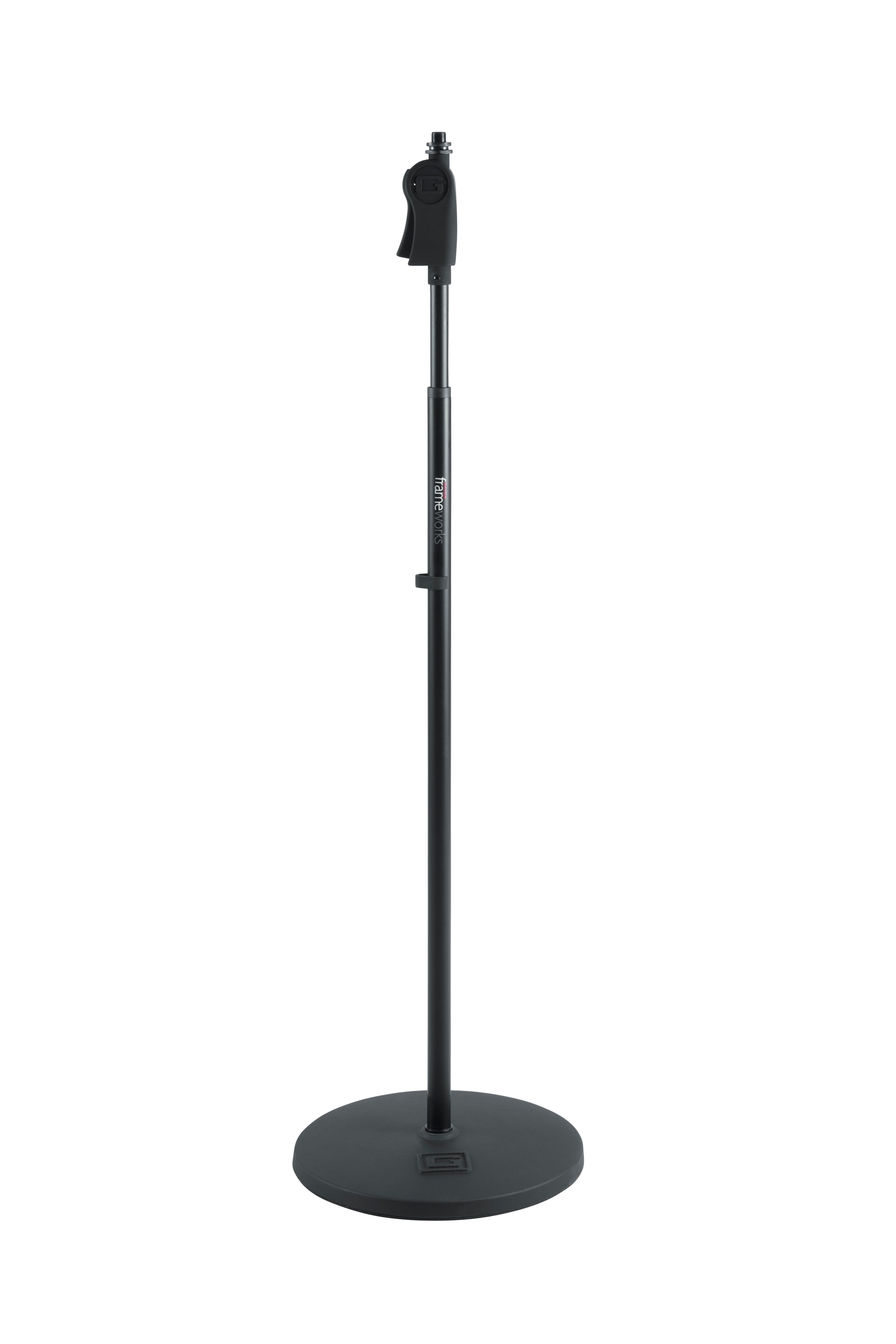 Photos - Microphone Stand Gator GFW-MIC-1201 12 Round Base  with One-Handed Clutch 