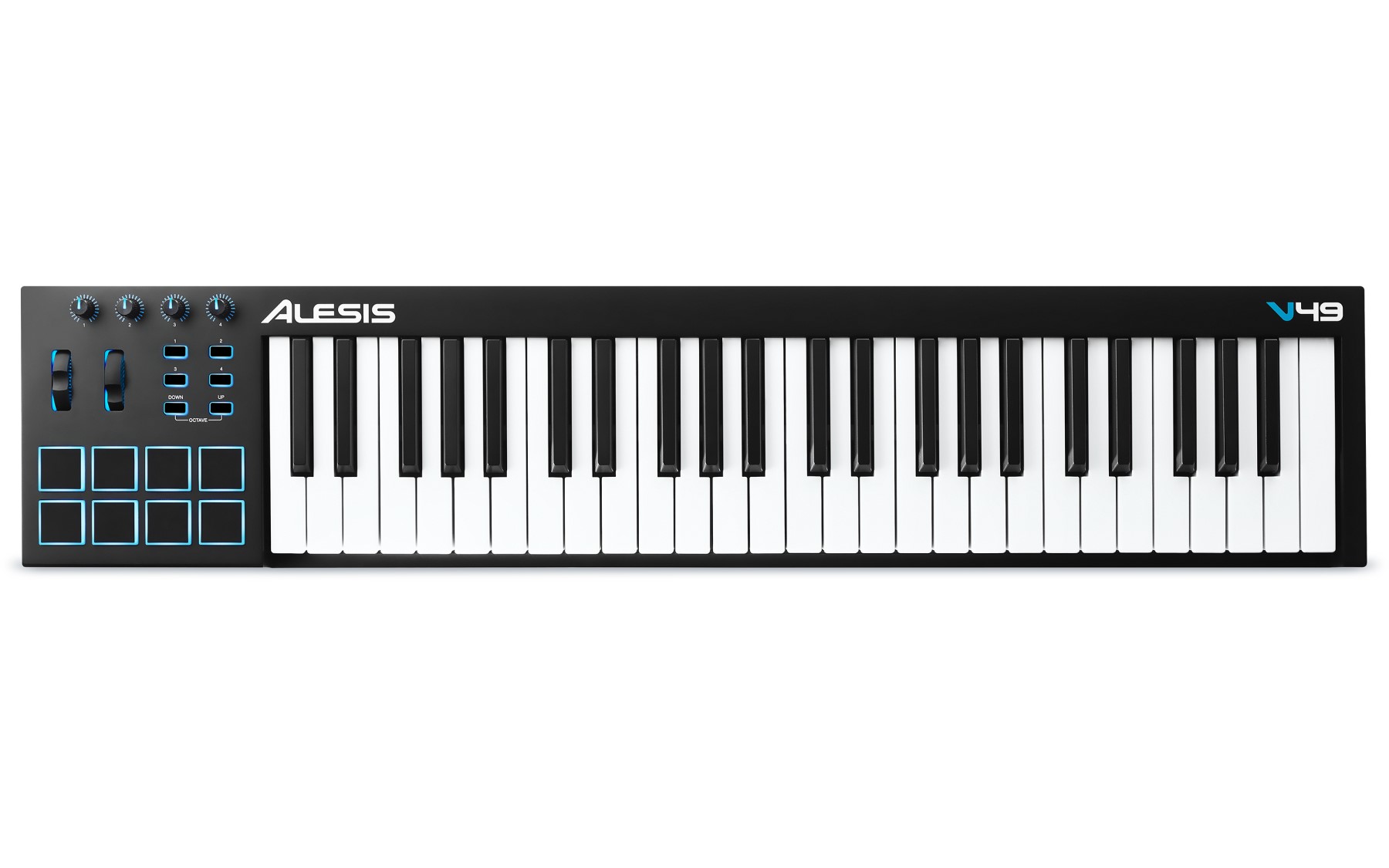 ALESIS　V49 Amazon.com: Alesis V49 - 49 Key USB MIDI Keyboard Controller
