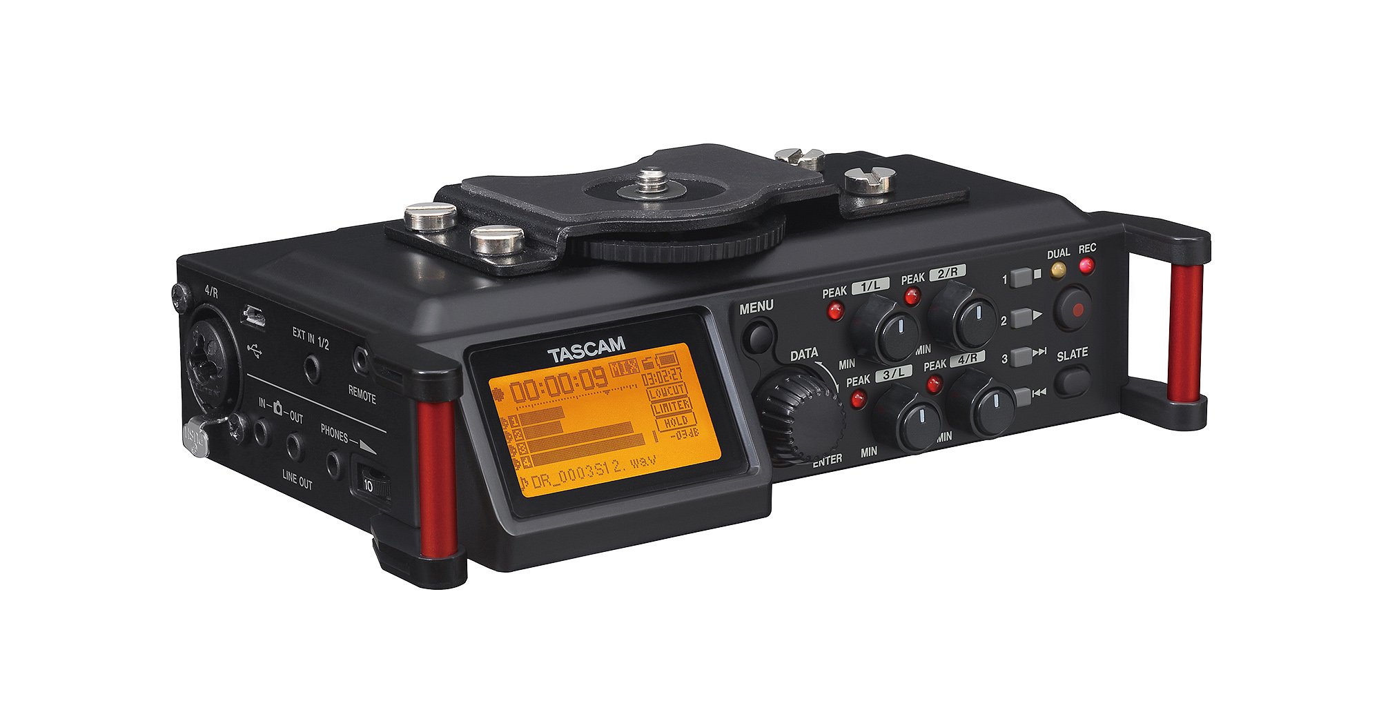 Photos - Portable Recorder Tascam DR-70D 4-Track Linear PCM Recorder for DSLR Camera 
