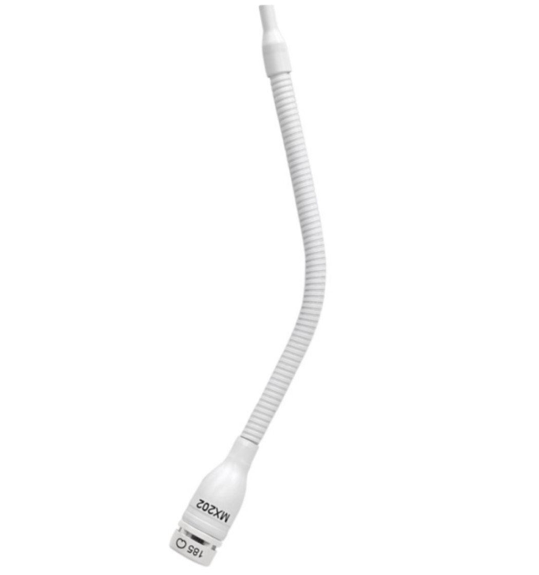 Cardioid Shure MX202W-A//C White Overhead Microphone