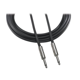 Photos - Cable (video, audio, USB) Audio-Technica AT690-3 3' Speaker Cable, ¼ Male Phone Plug to &frac 