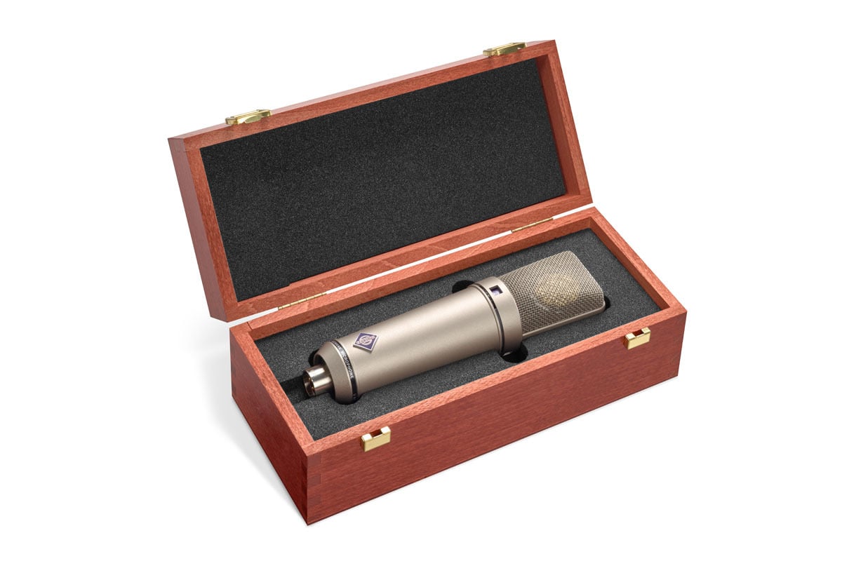 小物 U Neumann WOOD BOX U 89 Wood Case For U 89 Microphones | Full