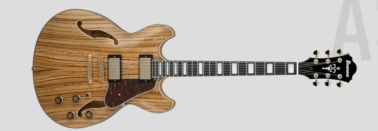 Ibanez AS Artcore Expressionist - AS93ZW Semi-hollowbody Electric Guitar with Ebony Fingerboard - Natural - NT = NATURAL for sale