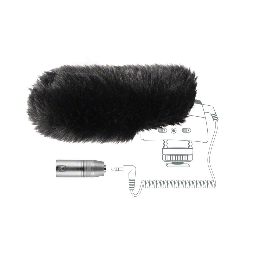 Photos - Other Sound & Hi-Fi Sennheiser MZW 400 Hairy Windscreen and XLR Adapter Accessory Kit MZW400 