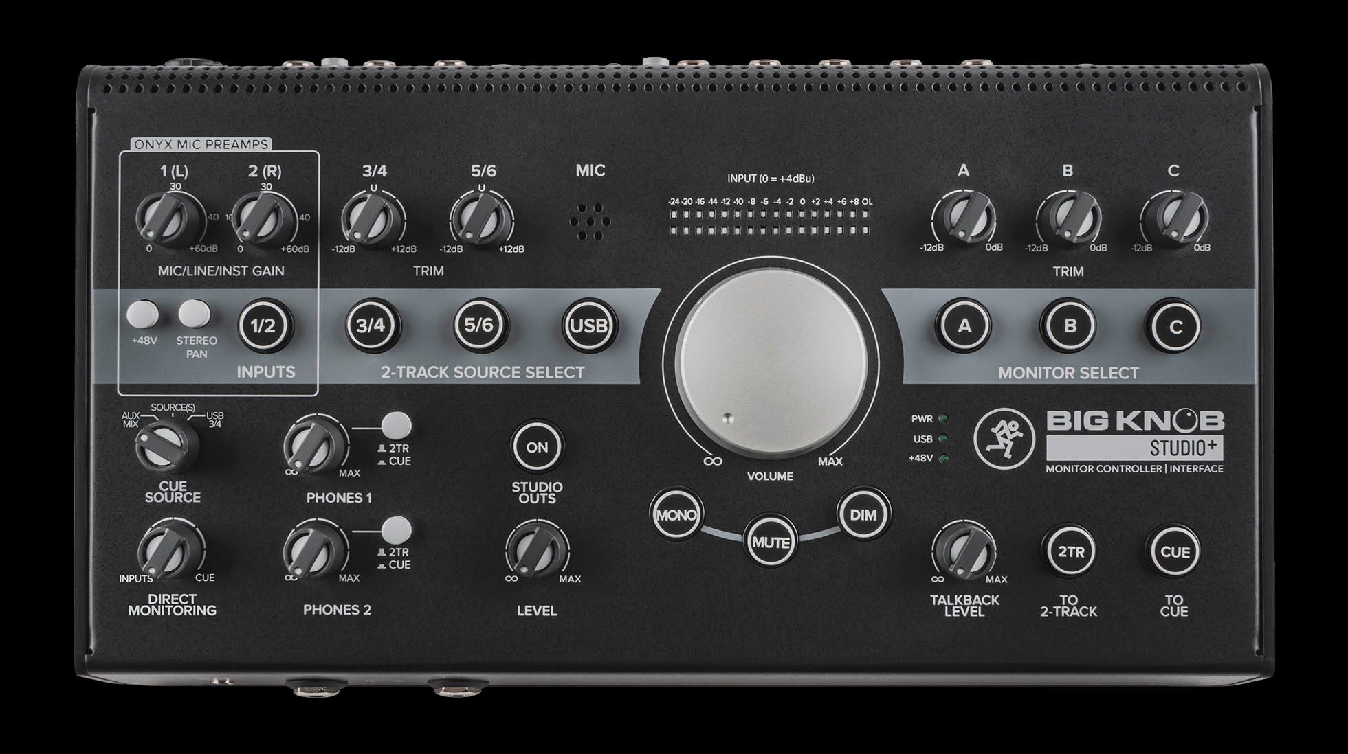 Photos - Other Sound & Hi-Fi Mackie Big Knob Studio+ Big Knob 4X3 Studio Monitor Controller, USB Interf 