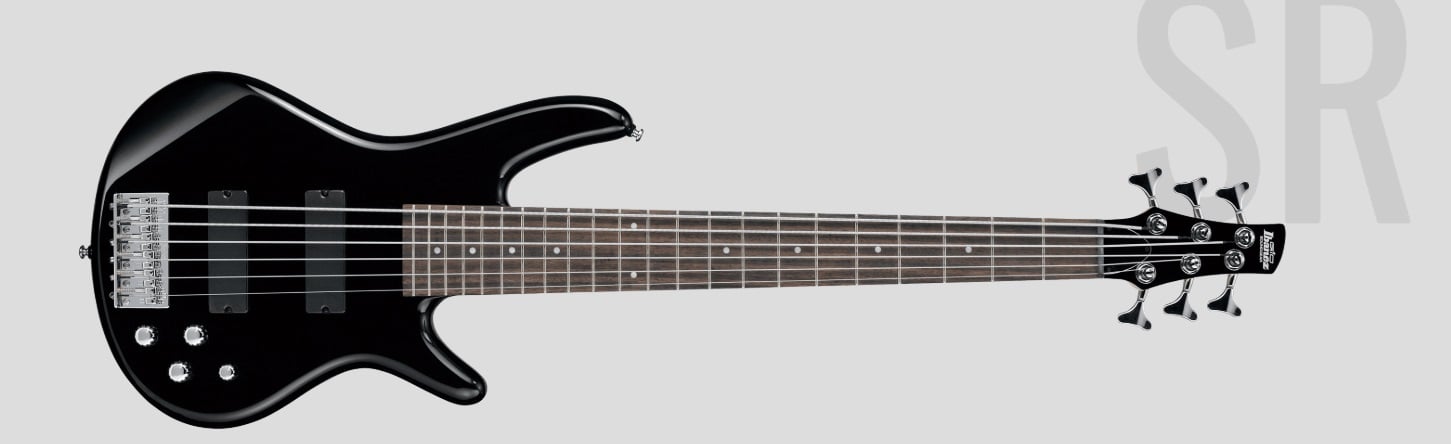 Ibanez GSR206BK Gio6StringBass Black 6 String Bass for sale