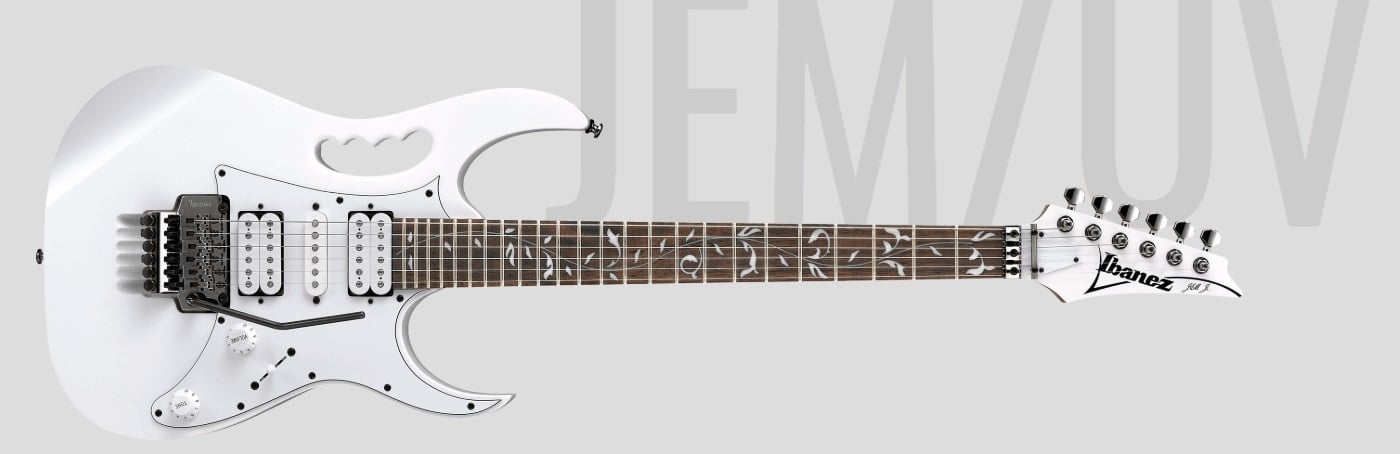 Ibanez JEMJRWH White Steve Vai Signature Series Electric Guitar for sale