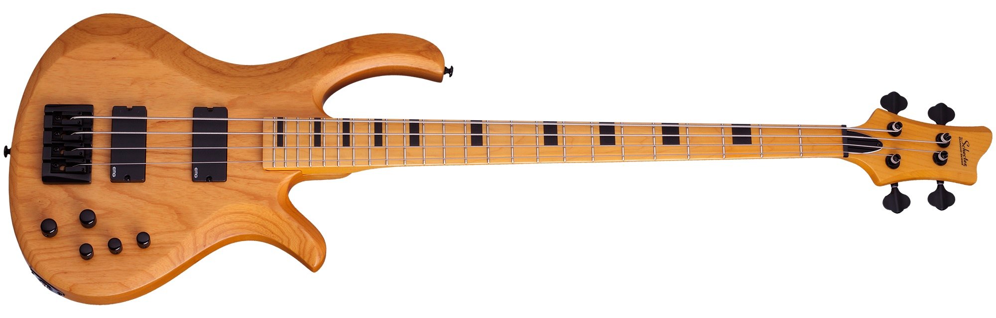 Schecter RIOT-SESSION-4 Riot-4 Session Aged Natural Satin Electric Bass for sale