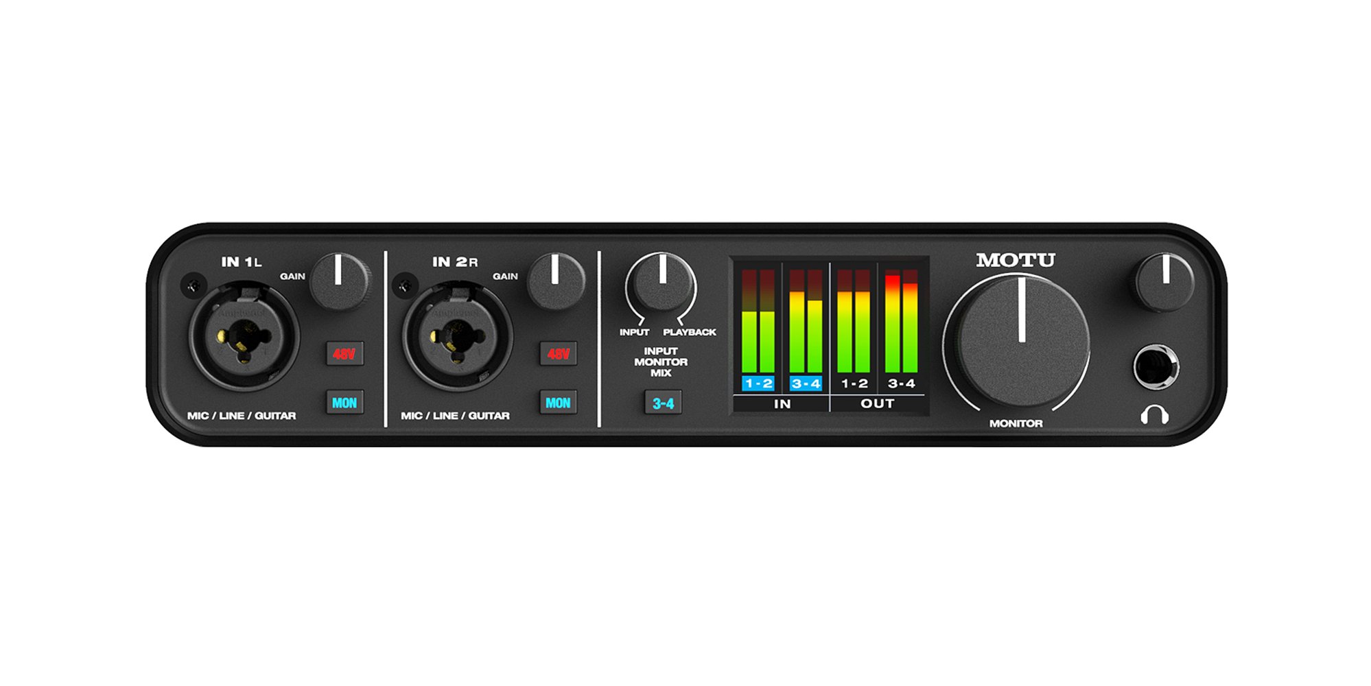 MOTU M4 4x4 USB-C Bus-Powered Audio Interface | Full Compass