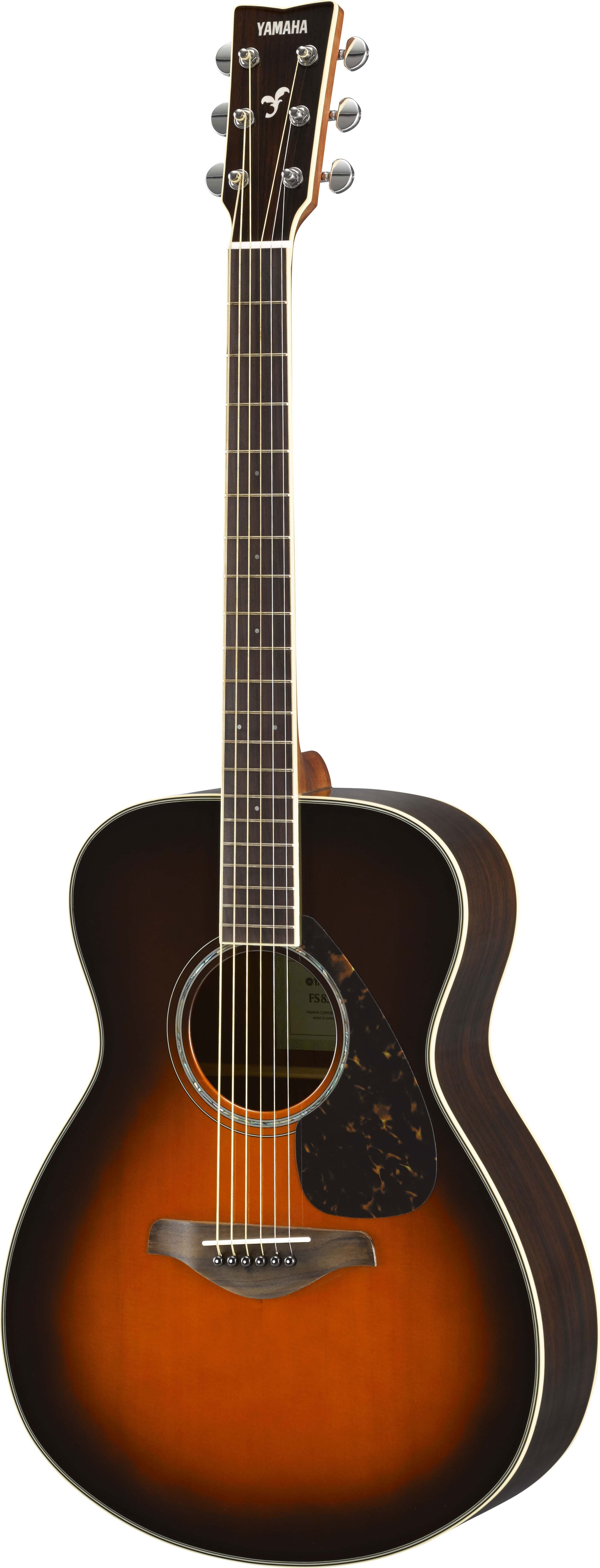 Yamaha FS830 Concert Small Body Acoustic Guitar with Rosewood Back + Sides - Dusk Sun Red for sale