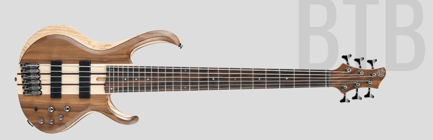 Ibanez BTB746NTL 6-String Electric Bass - Natural Low Gloss for sale