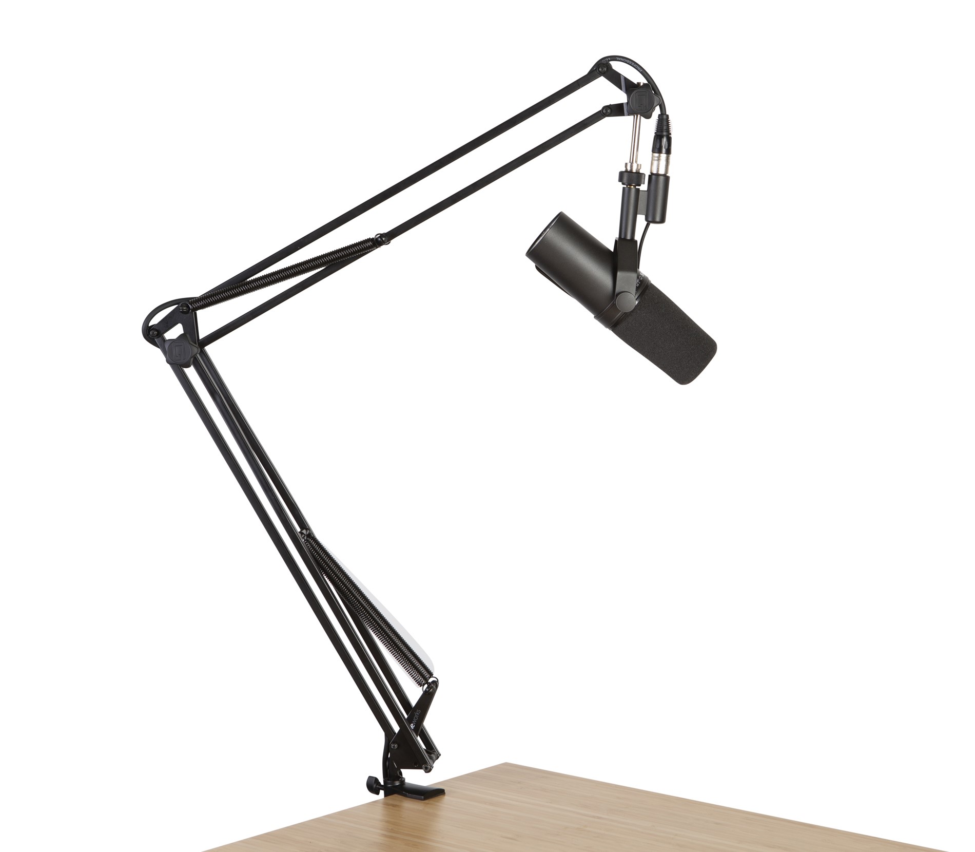 microphone stand with speaker