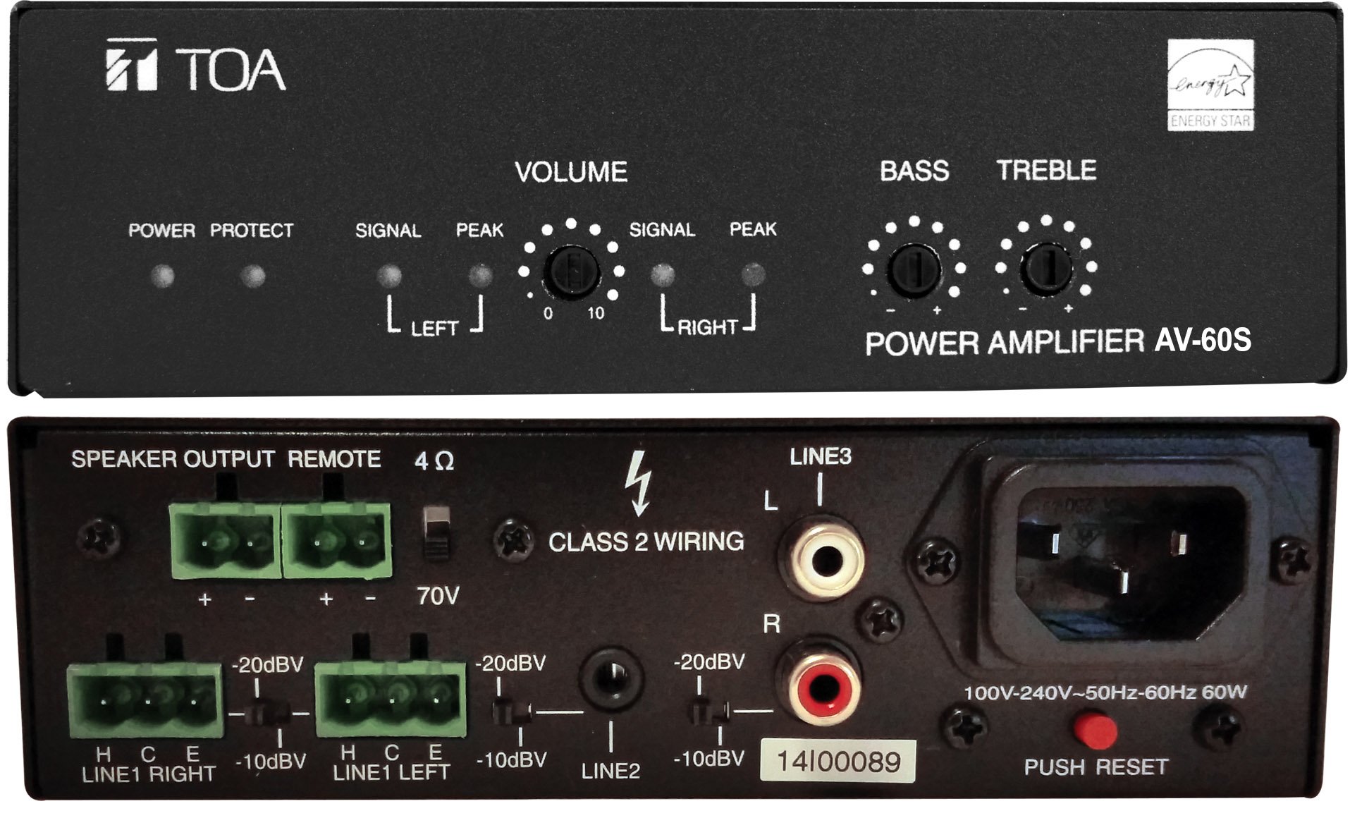 Atlas Sound 60W 70V Amplifier オーディオアンプ