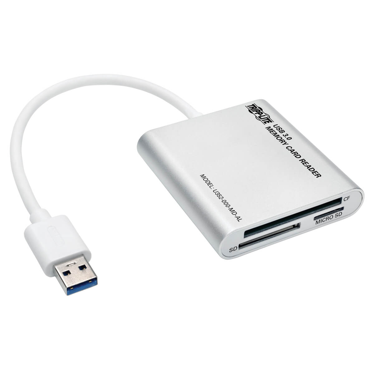 Photos - Card Reader / USB Hub TrippLite Tripp Lite U352-000-MD-AL USB 3.0 SuperSpeed Multi-Drive Memory Card Reade 