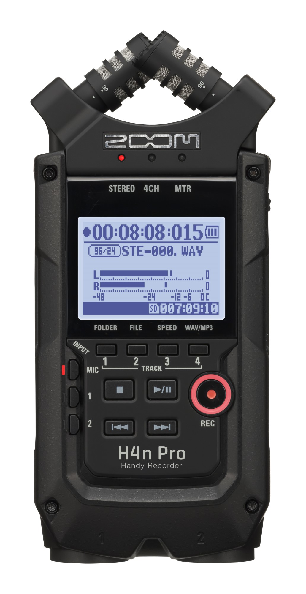 Zoom H4NPROAB H4n Pro Handy Recorder All Black | Full Compass Systems