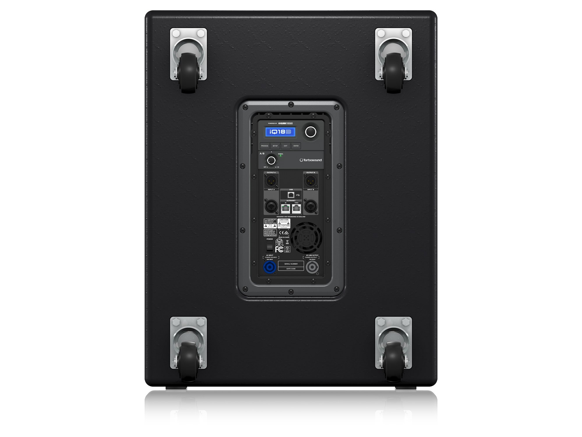 turbosound iq18b 3000 watt 18 powered subwoofer
