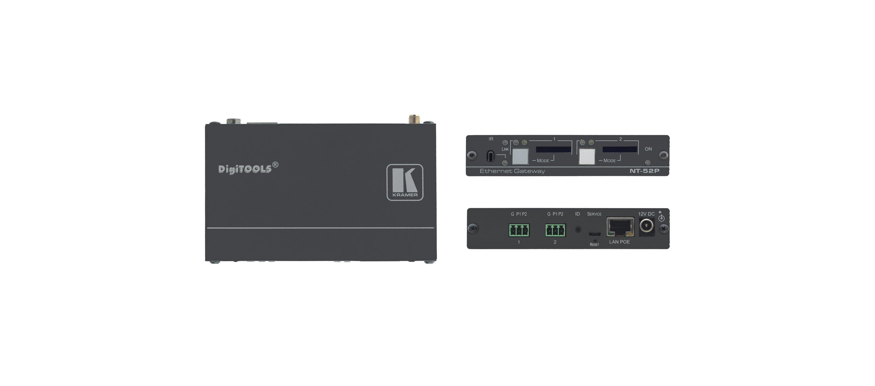 Kramer Nt 52p 2 Port Universal I O Poe Control Gateway Full Compass Systems Kramer Nt 52p 2 Port Universal I O Poe Control Gateway Full Compass Systems