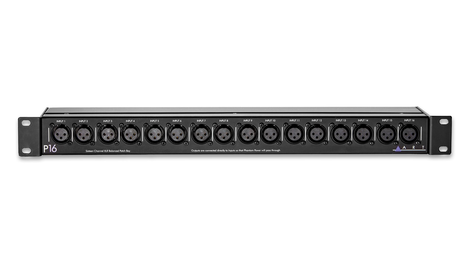 ART P16 16ch Balanced PatchBay パッチベイ ART P16 16Ch Balanced XLR Patchbay | Full Compass Systems