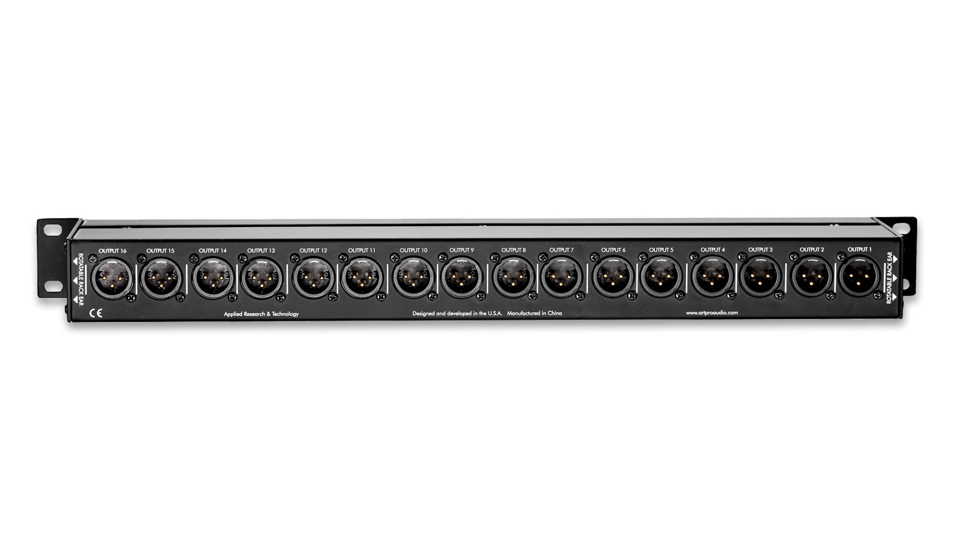 ART P16 16-Channel XLR Balanced PatchBay Bundle with 2 XLR