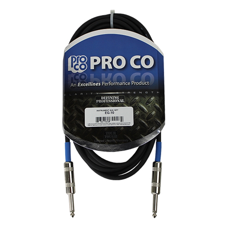 Photos - Cable (video, audio, USB) Pro Co EG-5 5' Excellines 1/4 TS Instrument Cable EG5