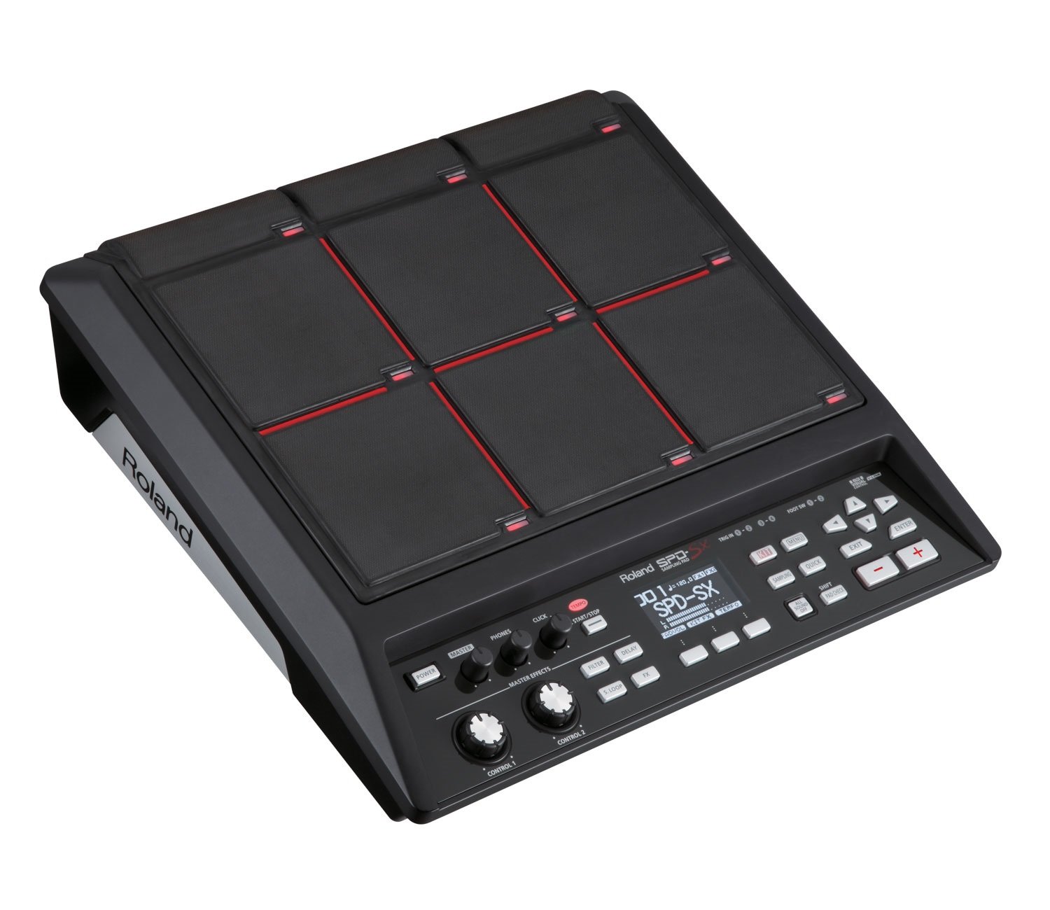 Roland SPD-SX with PDS10 Stand