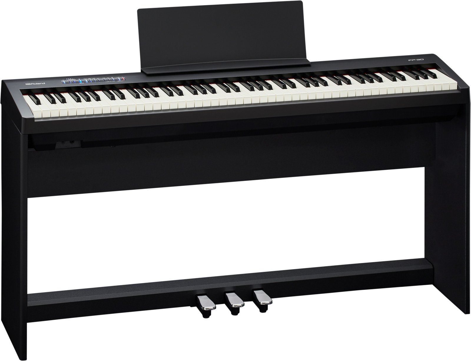 Roland Fp 30 C Key Digital Piano W Stand Pedalboard Full Compass Systems Roland Fp 30 C Key Digital Piano W Stand Pedalboard Full Compass Systems