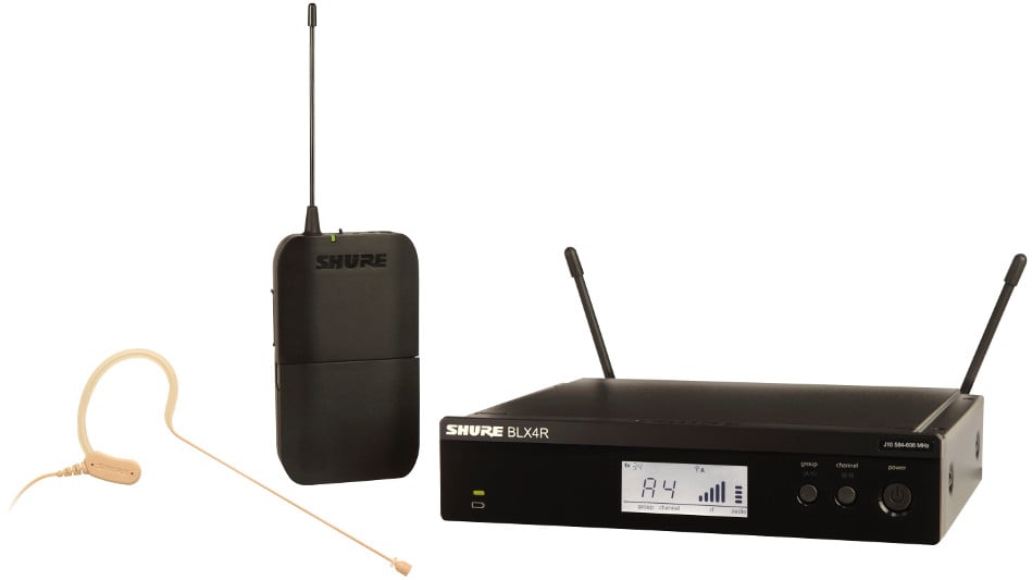 Photos - Microphone Shure BLX14R/MX53-J11 Wireless Rackmount Presenter System with MX153 Earse 