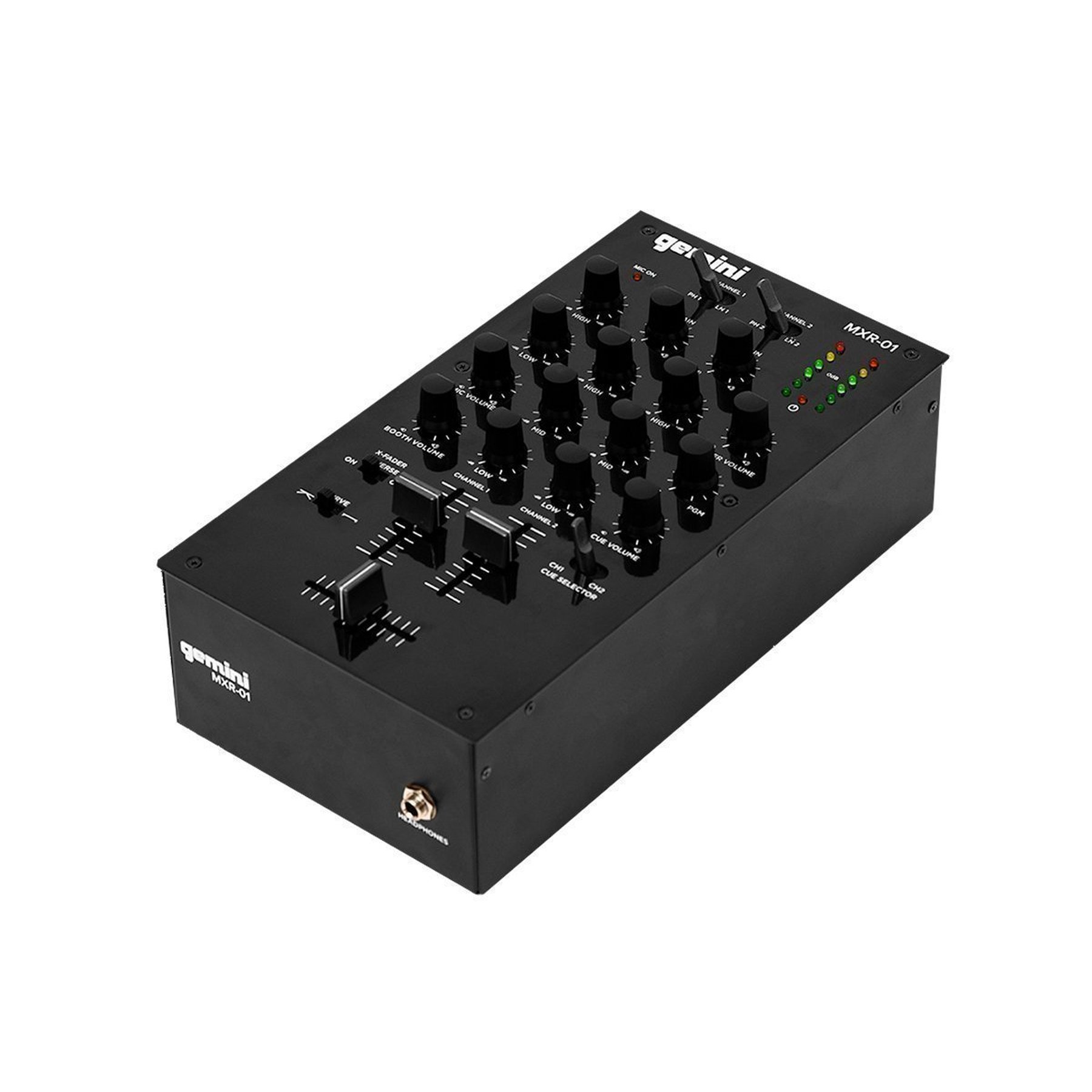 Photos - Mixing Desk Gemini MXR-01BT 2-Channel DJ Mixer with Bluetooth 