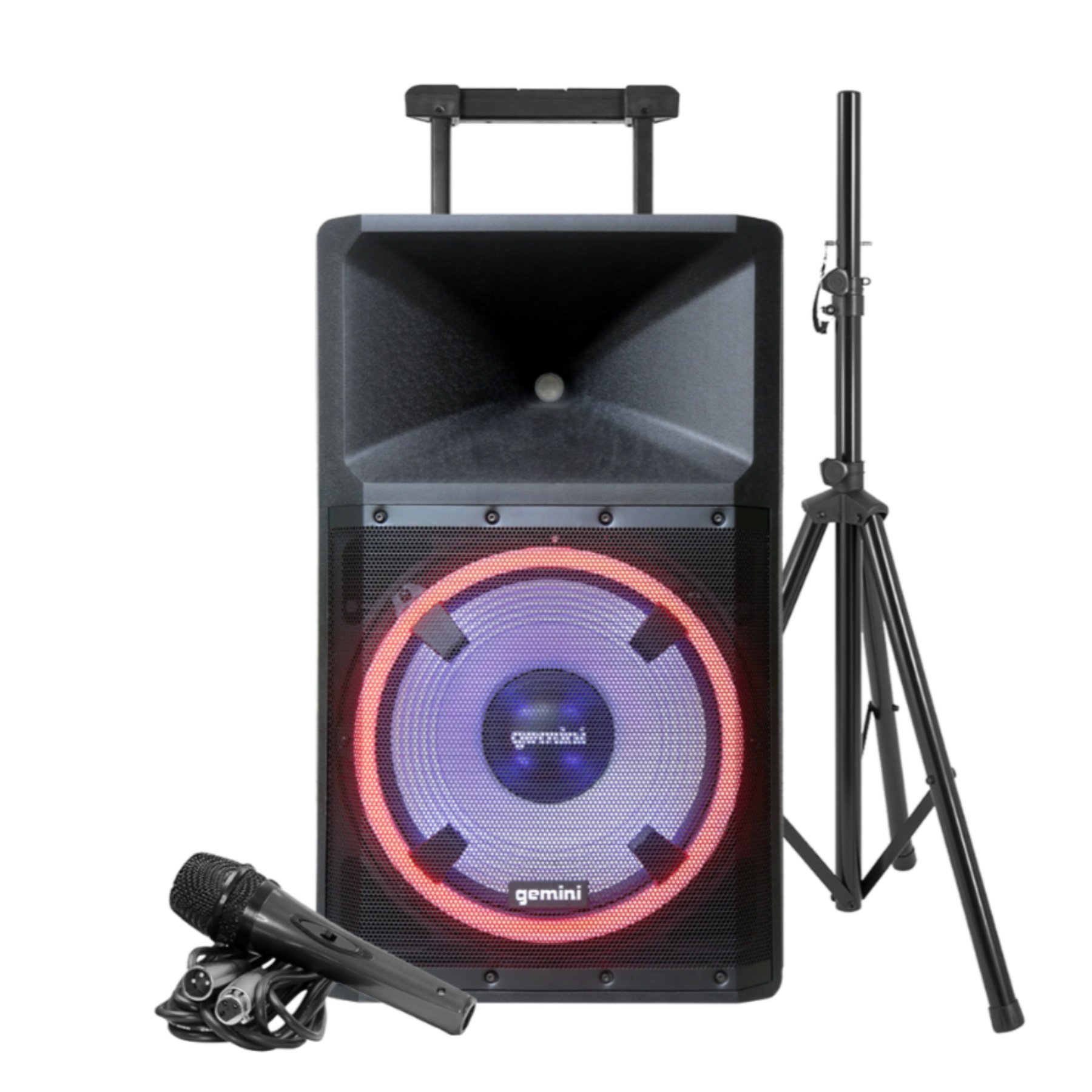 Photos - Speakers Gemini GSP-L2200PK 15” 2200W Loudspeaker with LED Lightshow, Speaker 