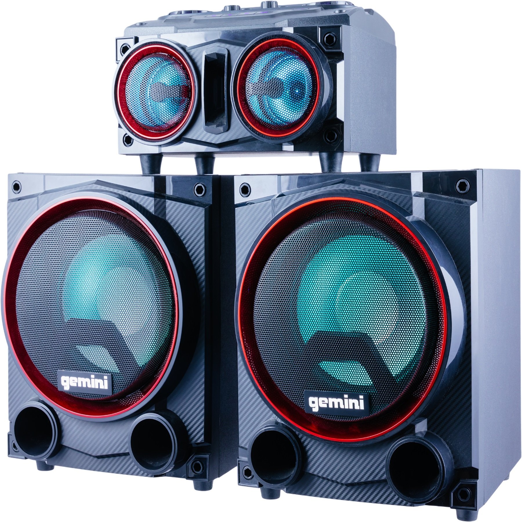 Photos - Portable Speaker Gemini GSYS-2000 2000W Bluetooth Party Speaker with Dual 8 Woofers 