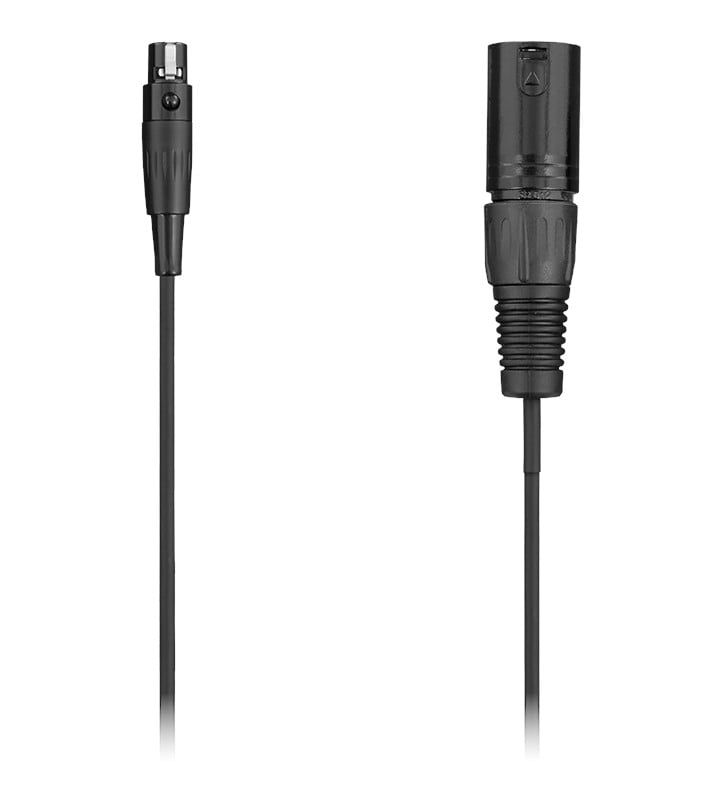 Photos - Cable (video, audio, USB) Audix CBLM25 25' Mini-XLRF to XLRM Cable, Black 