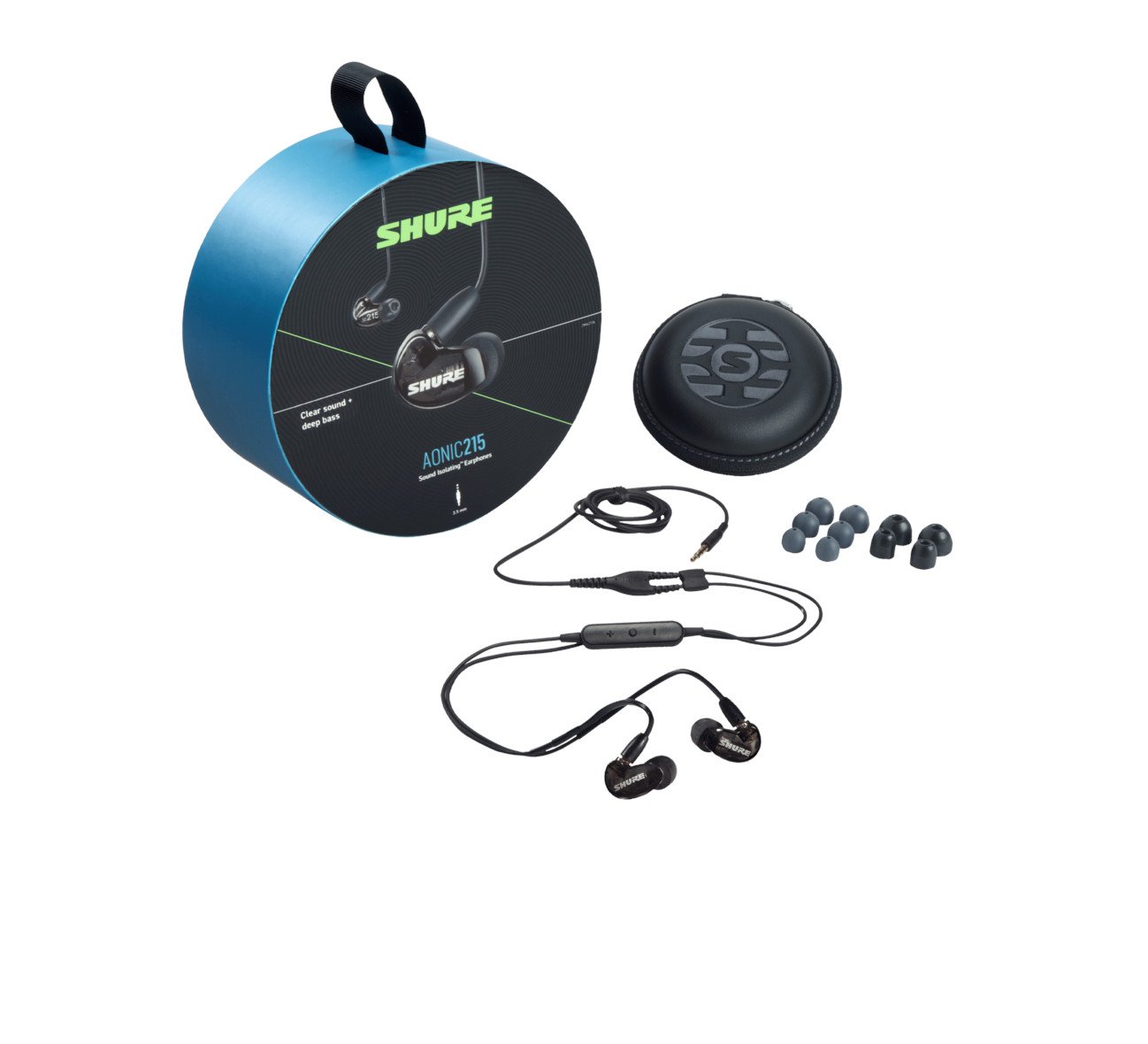 Shure Aonic 215 Detachable Sound Isolating Earphones | Full