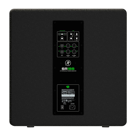 Mackie SR18S, Subwoofer Profesional De 18 Pulgadas Y 1600 W Y Gator Frameworks Subwoofer Estándar Montaje En Poste Con Altura Ajustable (GFW-SPK-SUB60), Negro
