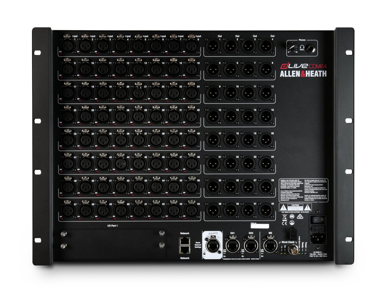 Allen Heath Dlive Cdm64 Rst 01 C Class Mixrack With 64 Inputs And 32 Outputs Full Compass Systems Allen Heath Dlive Cdm64 Rst 01 C Class Mixrack With 64 Inputs And 32 Outputs Full Compass Systems