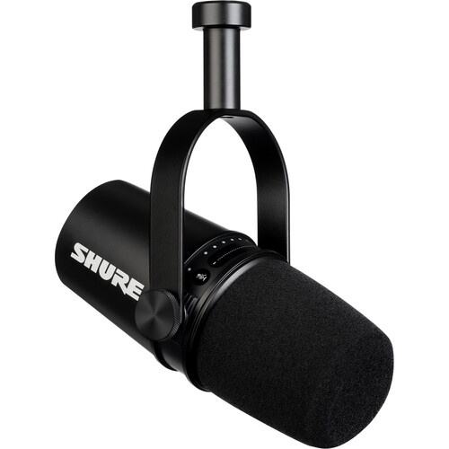 Shure MV7 Desktop Boom Bundle USB / XLR Podcast Microphone With