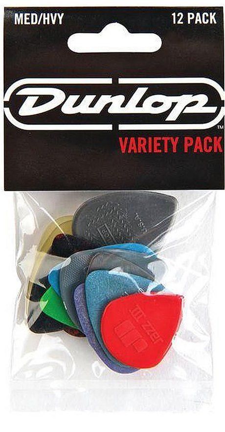 Dunlop PVP102 Variety Guitar Picks, Medium/Heavy, 12pk for sale