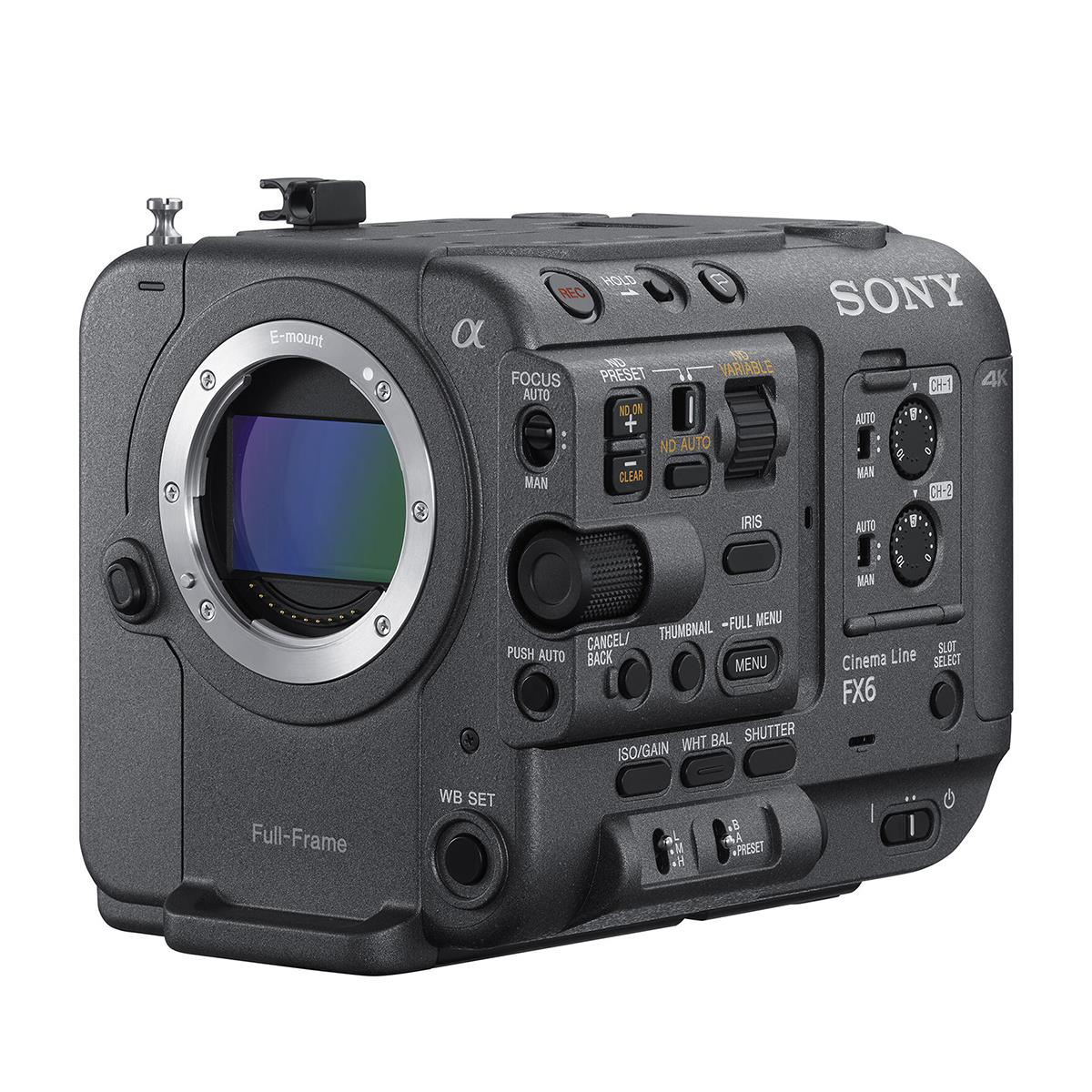 Photos - Camcorder Sony FX6 Full-Frame Cinema Camera, Body Only ILME-FX6V 
