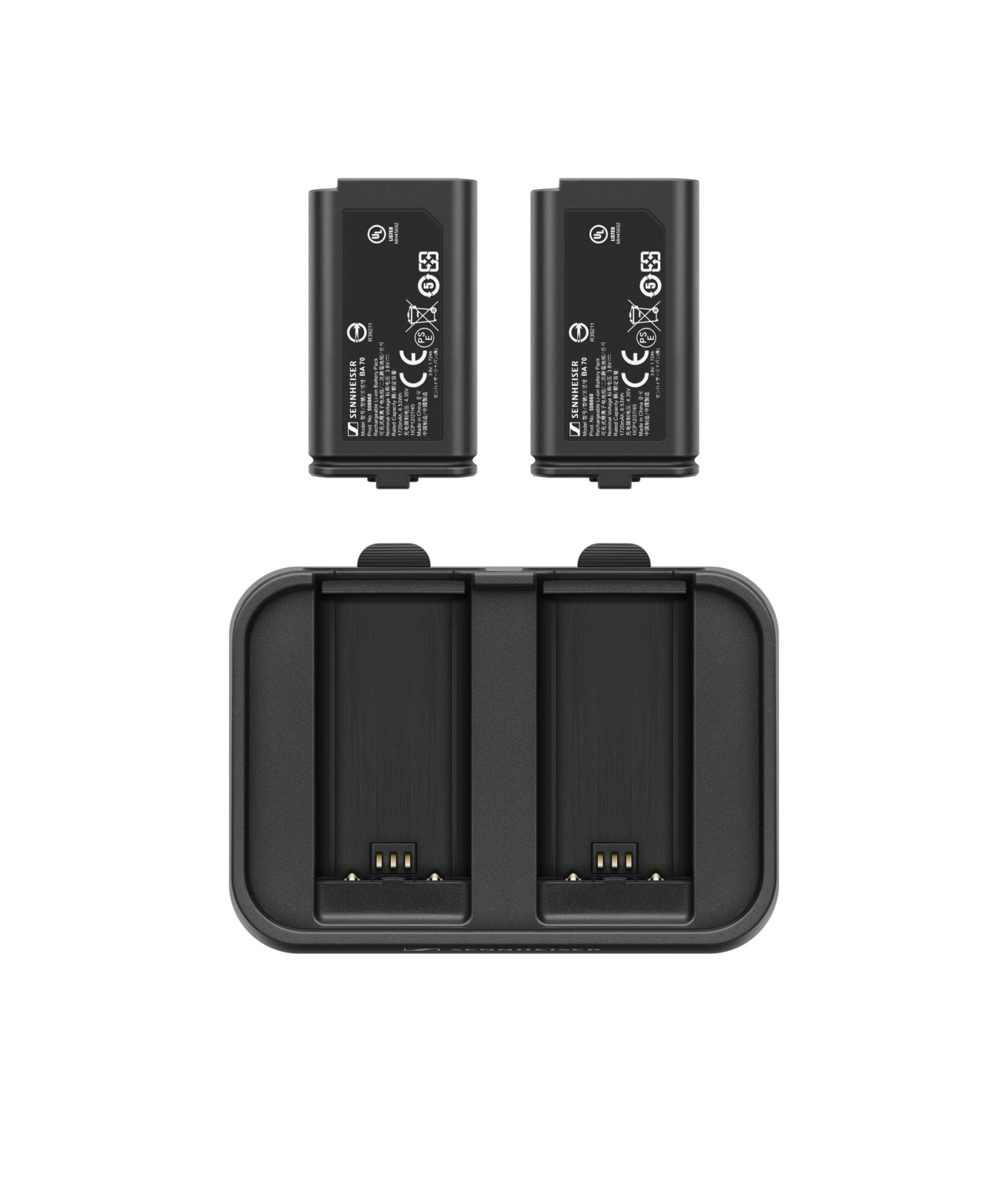 Photos - Other Sound & Hi-Fi Sennheiser EW-D CHARGING SET L 70 USB Charger and two BA 70 Rechargeable B 