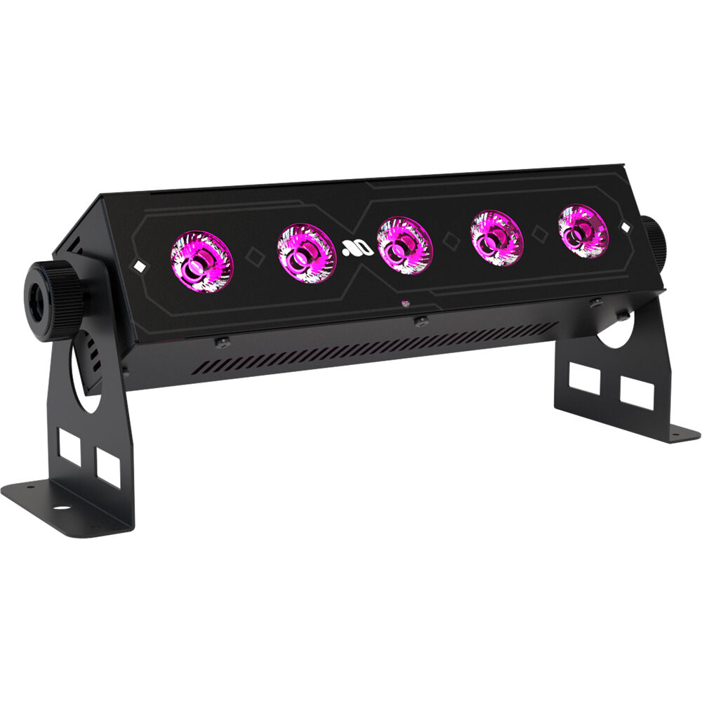 Photos - Lighting Effect Blizzard MIKROKASSETTE 5x 10W 4-in-1 RGBW LED wash w/ IR Remote, 3-Pin DMX 