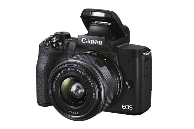 Canon EOS M50 Mark II 15-45mm Kit 24.1MP Mirrorless Digital Camera With EF-M 15-45mm F/3.5-6.3 IS STM | Full Compass Systems